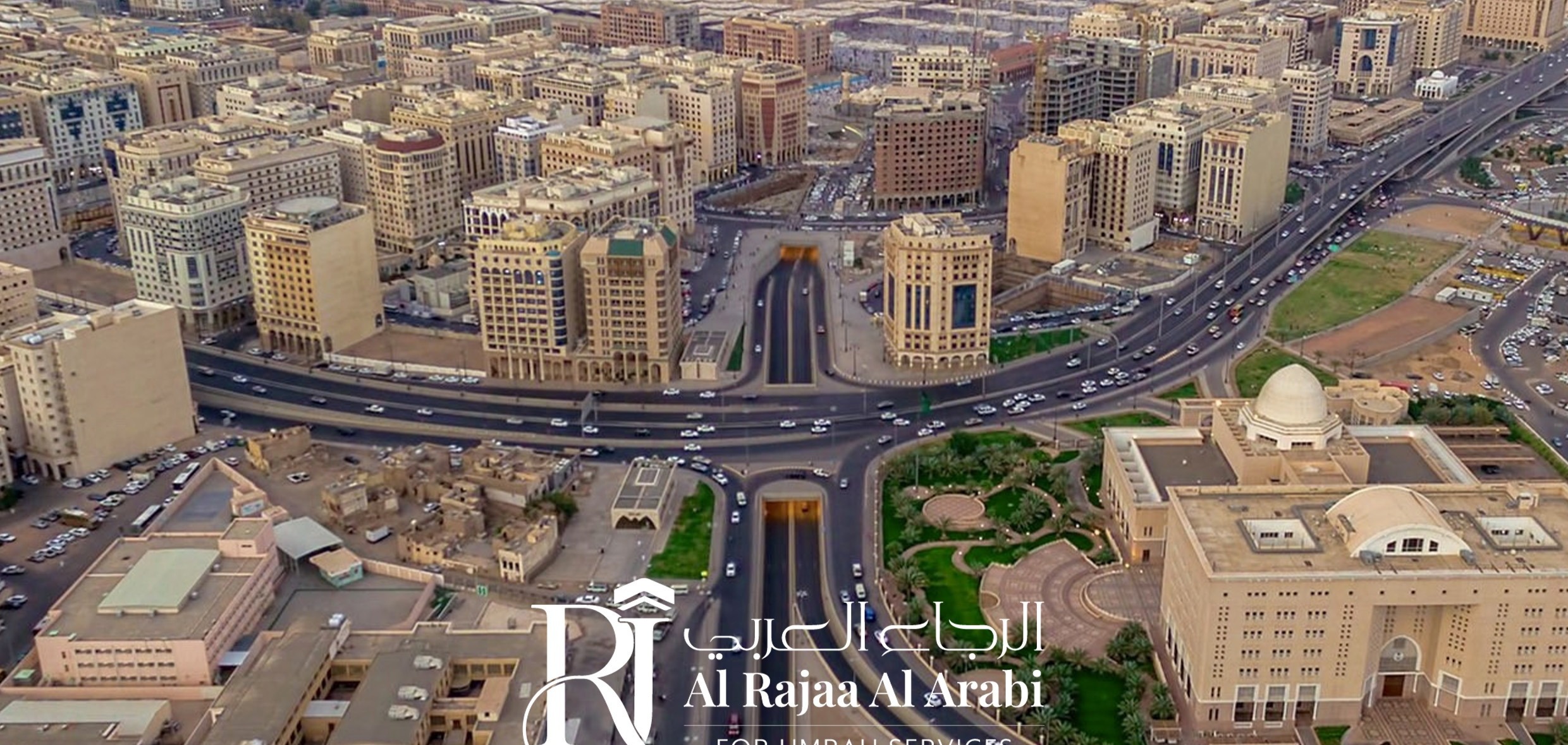 Makkah city aerial view